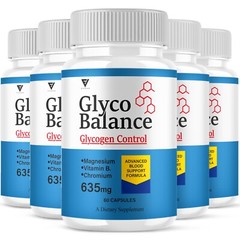 (5 Pack) Glyco Balance Pills, GlycoBalance Max Glycogen Support (300 Capsules)