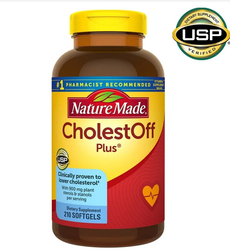 Nature Made 210 Softgels CholestOFF Plus New Always Fresh
