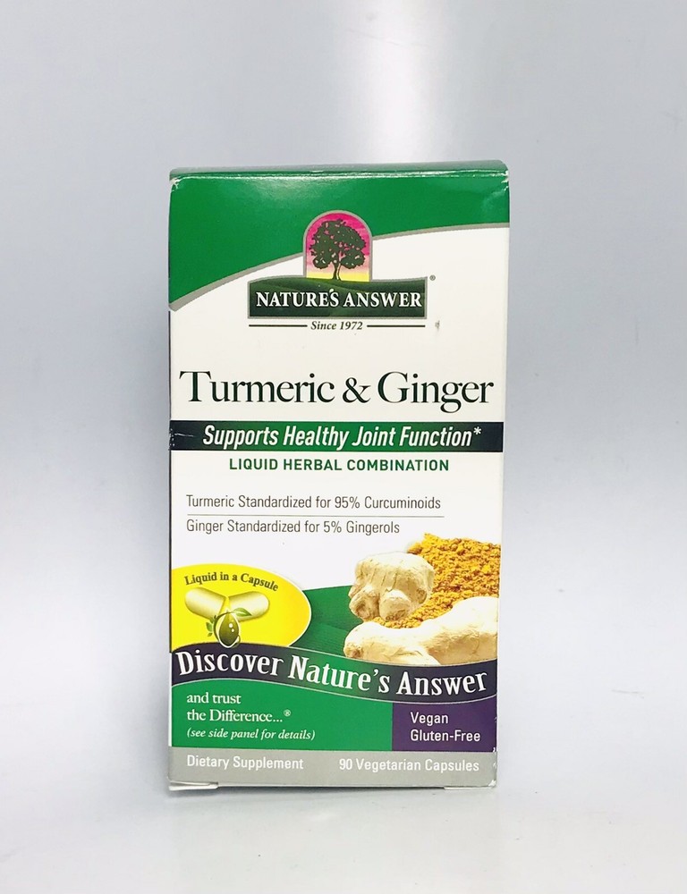 Nature’s Answer Turmeric & Ginger 90 Caps Exp. 11/24
