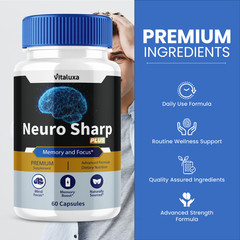 (5 Pack) Neuro Sharp Nootropic Natural Formula Brain Supplement (300 Capsules)