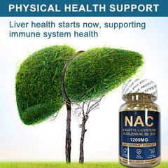 N-Acetyl-L-Cysteine (NAC) 1,200mg Capsules – Dietary Supplement – 120 Count 1