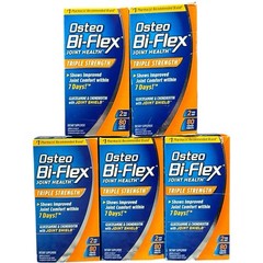(5) Osteo Bi-Flex Advanced Triple Strength Glucosamine Chondroitin 80 Ct 6/2026+