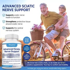 Advanced Sciatic Nerve Support Relief: Alpha Lipoic Acid Vitamin 120 Capsules