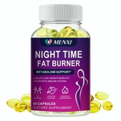 Night Time Fat Burner Supplement – Weight Loss Appetite Suppressant Detox Pills
