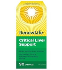 RenewLife Critical Liver Support Herbal Detox Formula – 90 caps.
