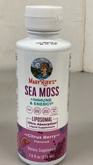 Sea Moss + Immune & Energy Liposomal, Citrus Berry, 7.6 fl oz (225 ml) 7/2026