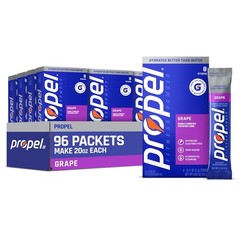 Propel Electrolyte Powder Drink Mix Grape 96 Servings Zero Sugar Electrolytes