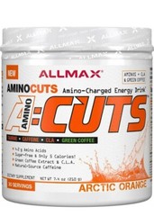ALLMAX Nutrition A:CUTS, Amino Charged Energy Drink, Arctic Orange, 210g