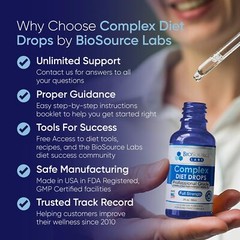 BioSource Labs Complex Diet Drops – Best Natural Drops for Men and Women 2 Bo…