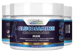 Glucosamine Chondroitin with MSM & Collagen -Cream 4 Oz chondroitin