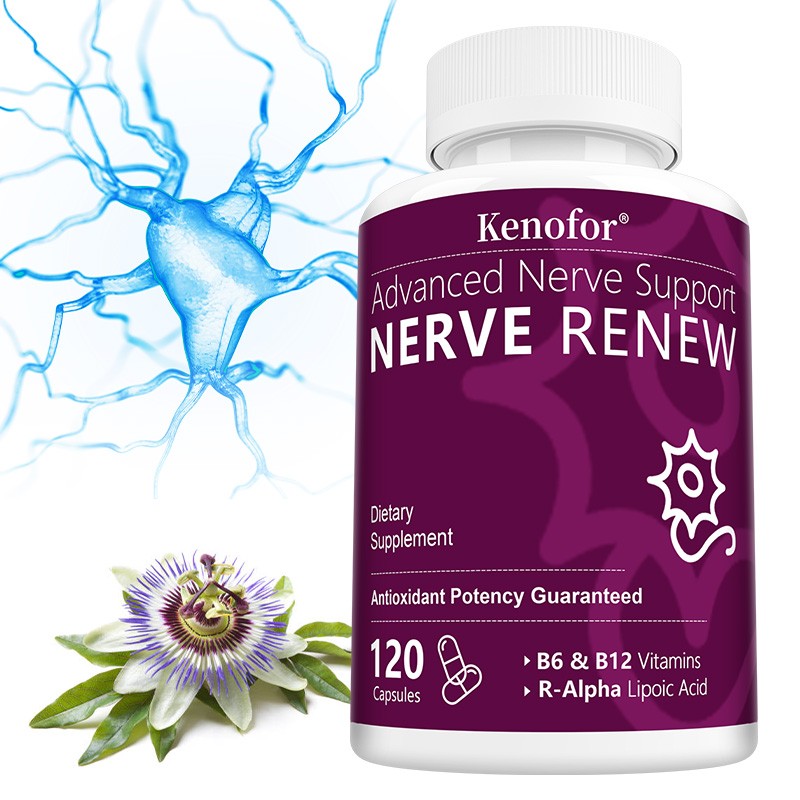 Nerve Support With Benfotiamine Stabilized R-Alpha Lipoic Acid 120 Capsules