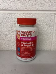 Smarty Pants Digestive, Probiotic & Prebiotic Gummies Grape 60 Gummies Exp 2/27