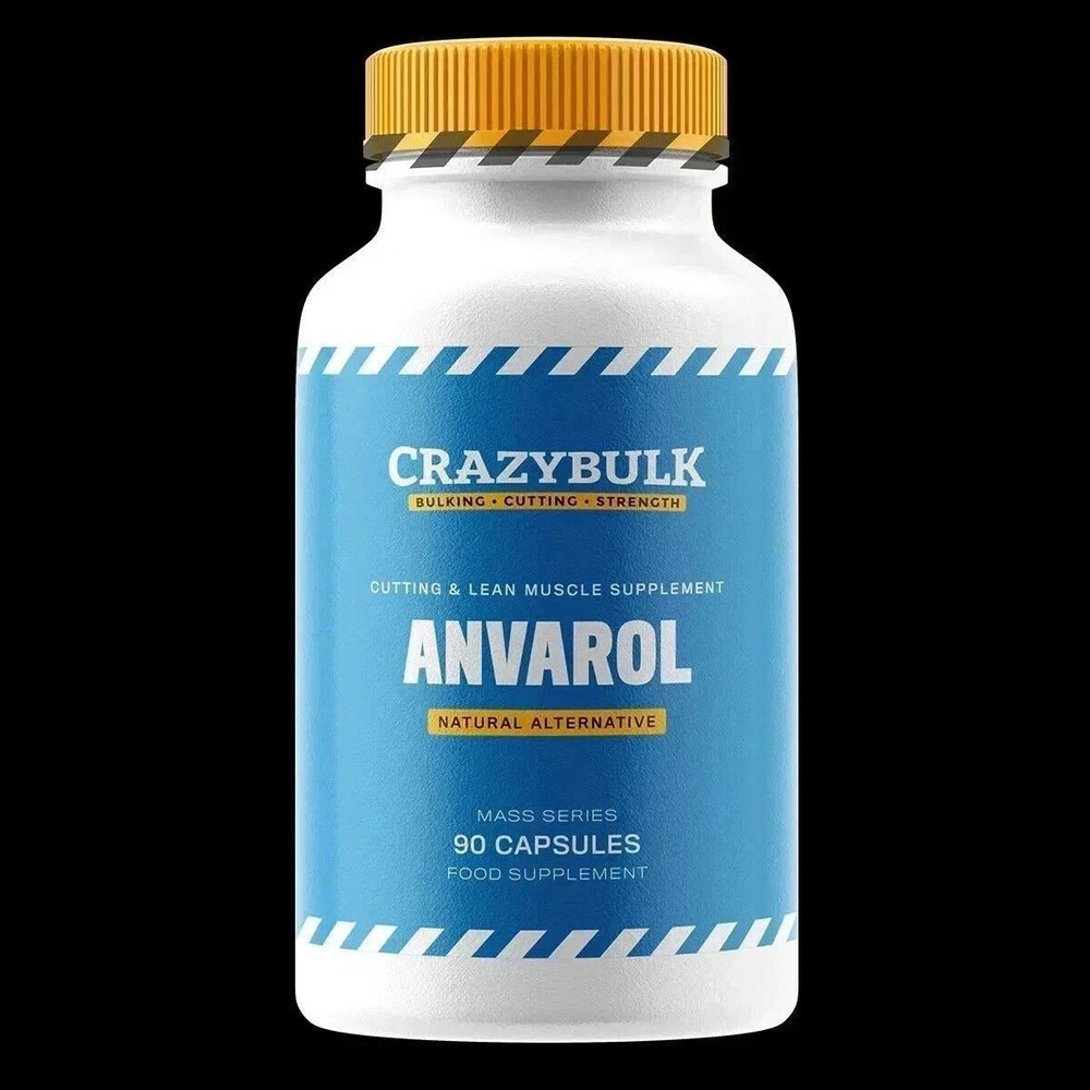 CrazyBulk ANVAROL for Cutting & Lean Muscle Supplement – 90 Capsules – Pack of 1