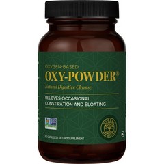 Global Healing Oxy-Powder Colon Cleanse, 60 Count (Pack of 1), Amber
