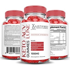 Luxe Keto ACV Gummies 1000MG Apple Cider Vinegar 600 Gummys