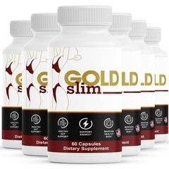 Gold Slim Capsules, GoldSlim Advanced Metabolic Formula for Weight Loss – 6 Pack