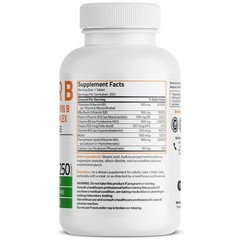Bronson Super B 100 Vitamin B Complex Sustained Release 250 Count (Pack of 1)