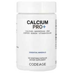 2 X Codeage, Calcium Pro+, 120 Vegetable Capsules