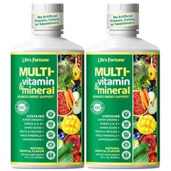 Lifes Fortune Liquid Multivitamin for Adults Men Women, Teens – High Absorpt…