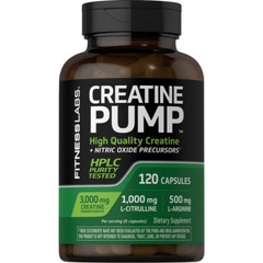 Creatine Capsules | 120 Count | 3000mg | Non-GMO | by Fitness Labs