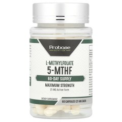 2 X Probase Nutrition, L-Methylfolate 5-MTHF, 15 mg, 60 Capsules