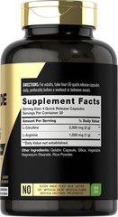 Nitric Oxide Supplement 3000mg 120 Caps Pre-Workout with L-Arginine L-Citrulline