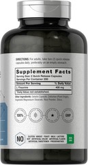 Horbäach L-Theanine 400mg | 400 Capsules | High Potency Supplement | Non-GMO & G