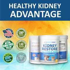 Healthy Kidney Support Cats Dogs Probiotic Powder Urinary Track Essential 3 Pack