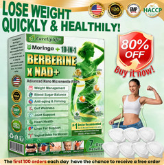 CareUplift Moringa Berberine NAD+ Weight Loss Patches Advanced Nano Microneedle