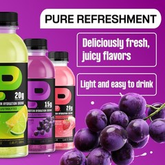 Protein2o 2in1 Clear Whey Protein & Electrolyte Beverage, 15g Protein, Gluten…
