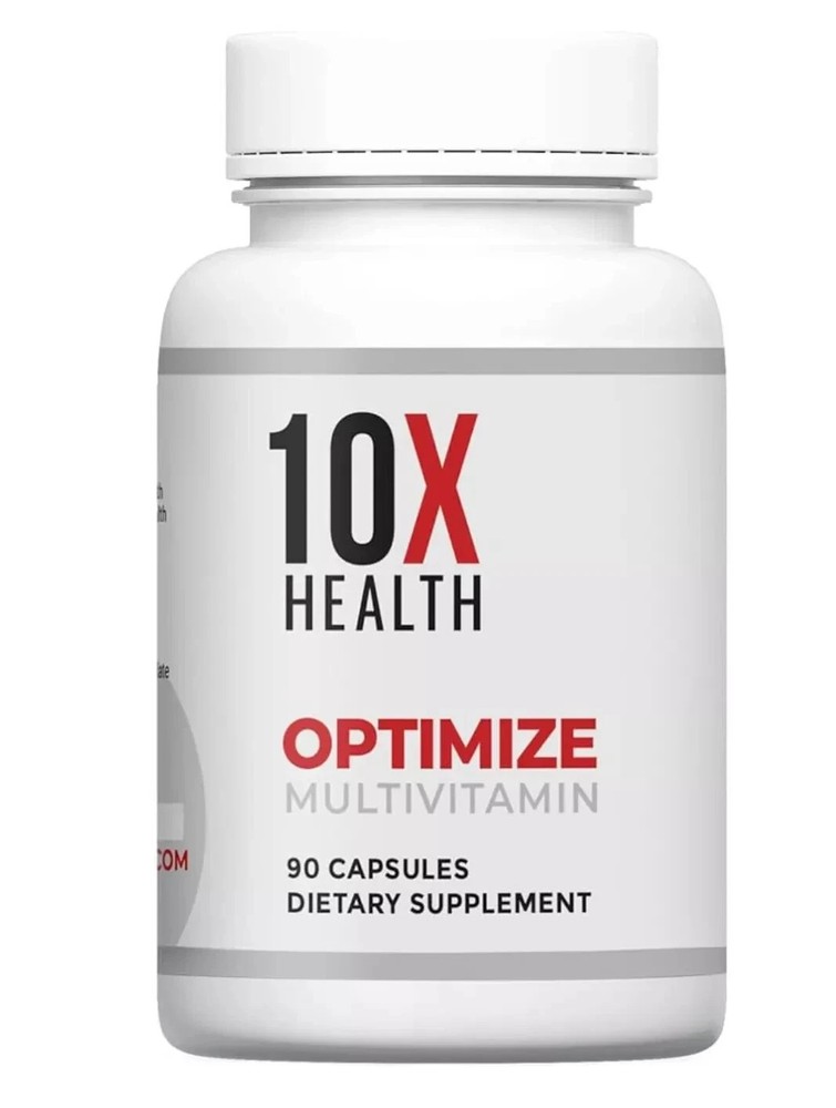 AUTHENTIC 10X Wellness Optimize Methylated Multivitamin 90