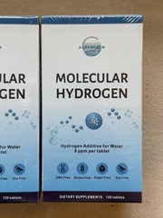3 Bottles Aquerenew Molecular Hydrogen Water Tablets 120 Count Exp 7/27