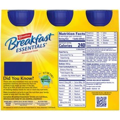 24 Nestle Carnation Breakfast Essentials Complete Nutritional Drink Vanilla 8 oz