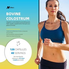 Bovine Colostrum Capsules Supplement 2000mg- 120 Capsules – Gut Health, Muscl…