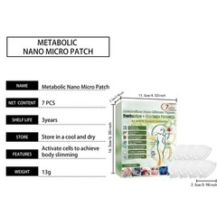 Slimming Patches suitable for Weight Loss 10-in-1 Nano Microneedle Plaster Patch