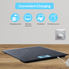 Digital Electronic LCD Scale 400LB/180KG Personal Bathroom Body Weight Scale