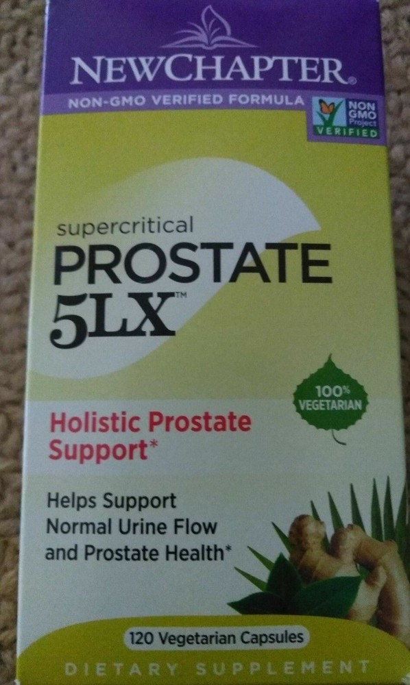 New Chapter Supercritical Prostate 5LX 120 Vegetarian Capsules 8 2025