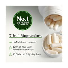 BIOptimizers Magnesium Breakthrough Supplement with 500mg – 7 Forms of Magnes…