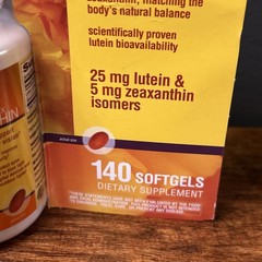 2x TruNature Vision Softgels Complex Lutein and Zeaxanthin 140 Count EXP. 1/2028