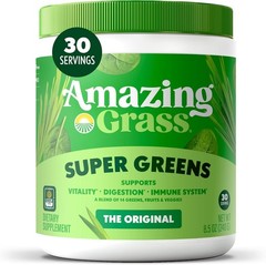 Amazing Grass Super Greens Superfood Powder, Organic, 30 Servings, Value Size