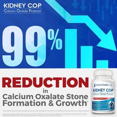Calcium Oxalate Protector 120 Capsules, Patented Kidney Support for Calcium O…