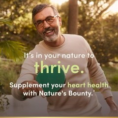 Nature’s Bounty CoQ10, Supports Heart Health, Dietary Supplement, 200mg, 80 R…