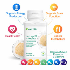 Nutrilite Natural B Complex – 250 tab (Shipping From Malaysia)