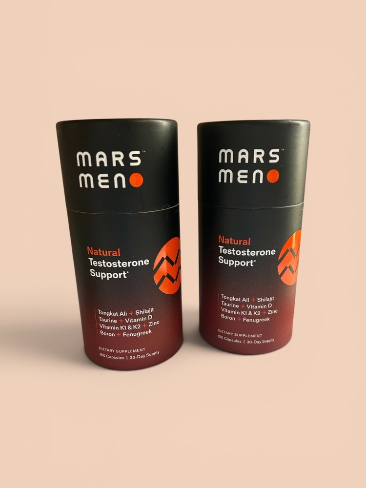 MARS MEN Natural Testo Support 150ct – 1 Month Supply! *AUTHENTIC!* 💪