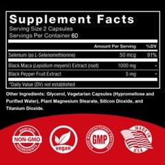 Organic Black Maca – Force Factor Black Maca 1000 Mg Black Root Extract