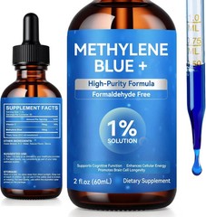 Blue Supplement – Pharmaceutical Grade, 2 FL OZ, 1% USP Grade, Liquid
