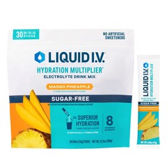 Liquid I.V. Sugar Free Mango Pineapple Hydration Multiplier 30 Stick Packs 8/27