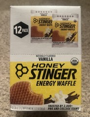 Honey Stinger Vanilla Energy Waffles 12 CT / 1.06 Oz. New Sealed