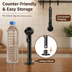 Coffee Scoop with Funnel for Ground Coffee, Protein Powder & Tea, for Reusable K