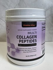 Happie Vita Multi Collagen Peptides Powder Types I II III V X 500g 1.1lb New